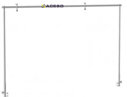 Штанга двухопорная (Рама Балканского) (для кроватей с пластиковыми спинками)