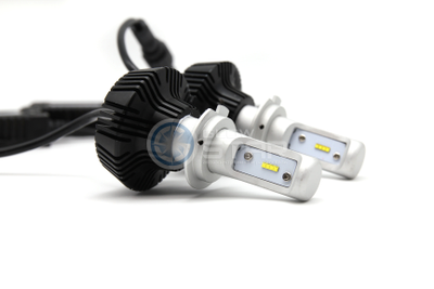 Светодиодные лампы CP-ZES H7, 12-24V, 25W, чипы LUXEON ZES, световой поток 4000Lm, возможность юстировки (комплект, 2шт)