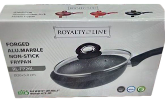 Сковорода с крышкой Royalty Line RL-FP26L (диаметр 26см)