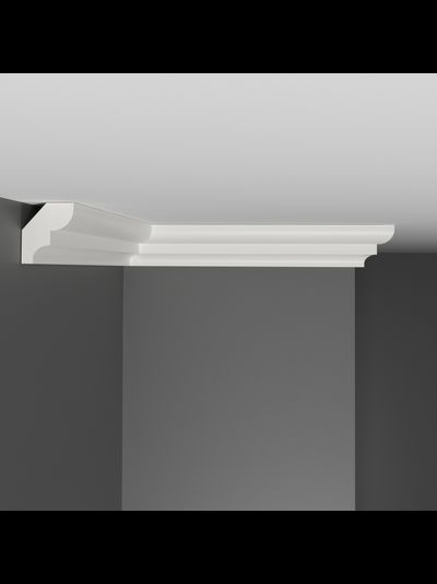 Плинтус потолочный гладкий DECOMASTER A211 (31*23*2000мм)