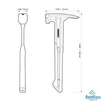 Молоток Toughbuilt TB-H1-1R-S18