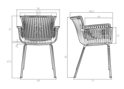 Стул обеденный Ross