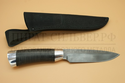 Нож "НР3"  черный дамаск  ЗЗОСС  Златоуст
