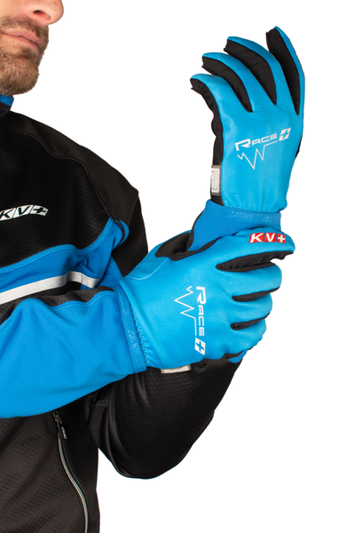 Перчатки KV+ RACE cross country gloves royal\black, 24G08.2