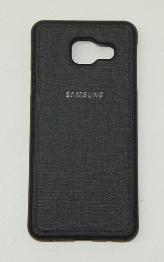 Защитная крышка силиконовая Samsung Galaxy A3 (2016), черная