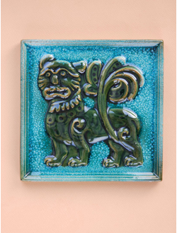 Изразцовая плитка "Славянские тени" // 16,5*16,5