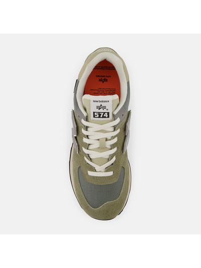 New Balance 574 Alpha Industries Sedona Seige Grey мужские