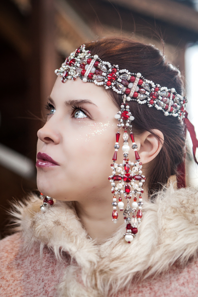 Очелье хрустальное "Берегиня"