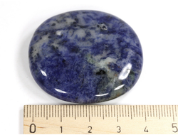 Содалит, полировка плоская, Бразилия (42*39*8 мм, 27 г) №35572