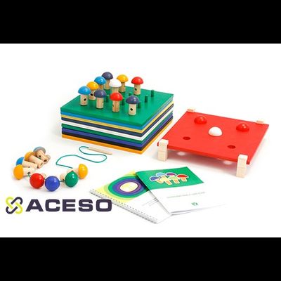 Знакомство с цветом. Набор для сенсорного развития детей