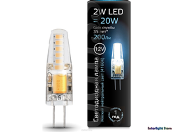 Gauss LED T10 2w 840 12v G4