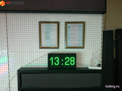 Светодиодные часы в Тюмени.