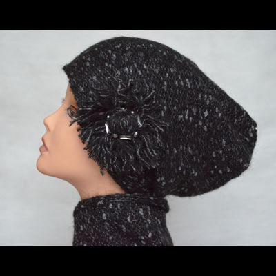 Черная шапка бини Италия фото