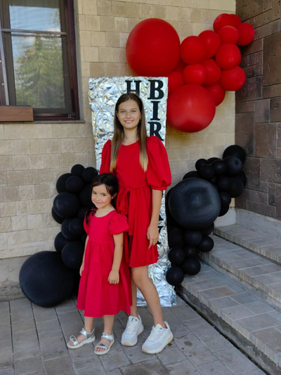 Оформление детского дня рождения в красно-чёрном стиле № 1451