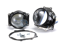 Комплект Hella R New с рамками для замены штатных ксеноновых / галогенных линз автомобиля Subaru Legacy Outback B13 (2003 - 2006) и B14 (2009-н.в.)