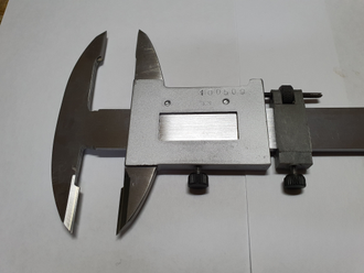 Штангенциркуль нониусный ШЦСРТ ШЦРТ ШЦР 250 мм 0.05 с твердосплавными губками (с двух сторон)