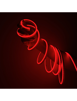 Гибкий светодиодный неон 2835 120LED/m 8x16мм 220V IP67 Red