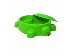 Песочница с крышкой «Веселая Черепаха»