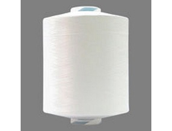 Нить полиэфирная текстурированная, 33,4 ТЕКС - 300Д/96Ф  СУРОВЫЙ  (белый) -Индия