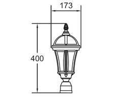 Светильники садово-парковые ROME S (Рим)