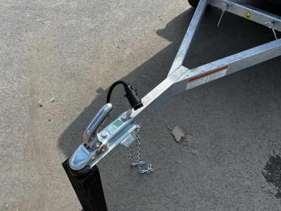 Прицеп «Спутник PRO» (1900x1200x480) увеличенный борт, оцинкованная рама, с силовым подрамником