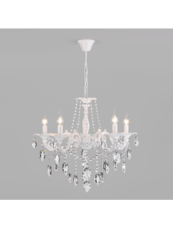 10108/5 белый/прозрачный хрусталь Strotskis Eurosvet