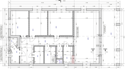 Одноэтажный дом с тремя спальнями 110.8м² + терраса 26.37м² (S42)