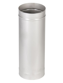 Труба одностенная 0,5 метра (нерж. AISI 409 1мм)