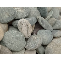 Валун Домбай речной однотонный, фракция 100-200 мм