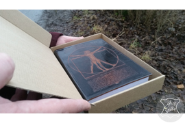 ежедневник из натуральной кожи, кожаный ежедневник, ежедневник с тиснением