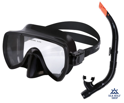 Маска для дайвинга с трубкой LightSwim комплект LSM23/SN6