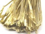 Рафия цвет светло-золотой жемчужный 1 метр (толщина 5 мм)