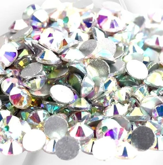 Стразы термоклеевые, цвет топаз, размер SS16 (3,8 - 4,0 мм), 1440 шт