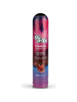 Смазка на водной основе Joydrops "Strawberry" с ароматом клубники, 125 мл