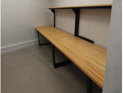 Столешница из массива дерева проект №429