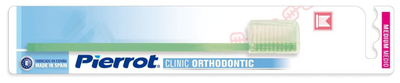Зубная щётка  Clinic Orthodontic, для чистки всех типов ортодонтических конструкций, Pierrot.