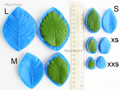 "Лист ольхи " Силиконовый молд  (вайнер)