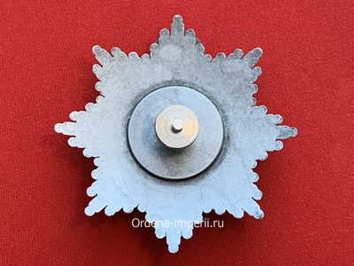 Звезда ордена Святого Андрея Первозванного со стразами и короной, копия LUX! Лот № 3.