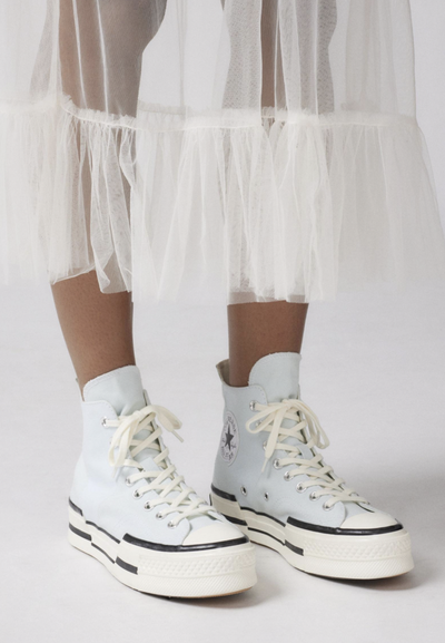 Голубые кеды Конверс Плюс A03537C купить в Москве