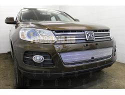 Защита радиатора Zotye T600 2016- chrome низ