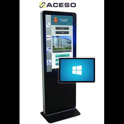 Информационный терминал NextStand 43S NR 101 ST- W1 со встроенной индукционной системой (ИС) + ПО +