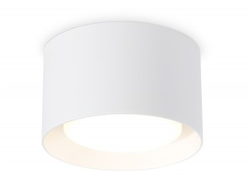 Ambrella св-к накл. спот GX53 max12W белый цилиндр d85x60 TECHNO SPOT TN70812 WH