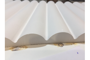 Ровный и аккуратный срез от фрезы.