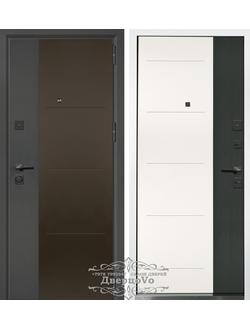 STEEL ART (МЕЛИТОПОЛЬ) HOUSE 236Д (АВАЛЛОН).  ОЦИНКОВАННАЯ СТАЛЬ муар МЕЛАНЖ Bond /Ral 7043 (ЧЕРНЫЙ)/ ОЦИНКОВАННАЯ СТАЛЬ, муар Ral 9016 (БЕЛЫЙ). ДВУХЦВЕТНЫЙ КОРОБ.