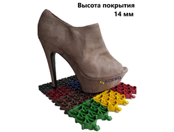 Сотовое грязезащитное, противоскользящее покрытие ковер антикаблук, 14 мм, цена за 1 кв.м купить