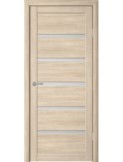 Полотно остекленное Вена Лиственница Мокко стекло матовое