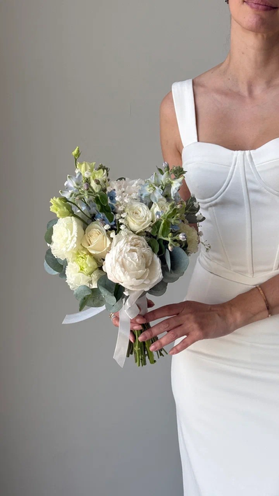 Букет невесты & Бутоньерка № 1324