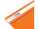 Скоросшиватель пластиковый DURABLE (Германия), А4, 150/180 мкм, оранжевый, 2573-09