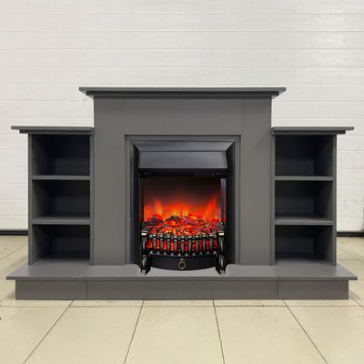 Электрокамин Лорд Премиум GR с очагом Fobos