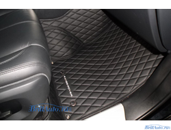 3D коврики в салон Range Rover из экокожи